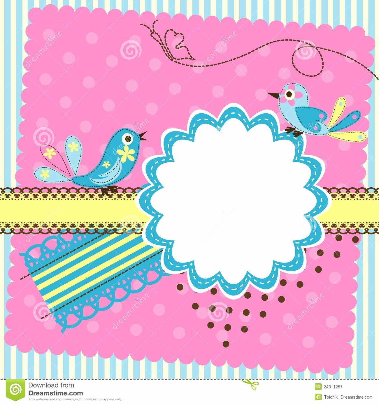 Template Greeting Card Stock Vector Illustration Of