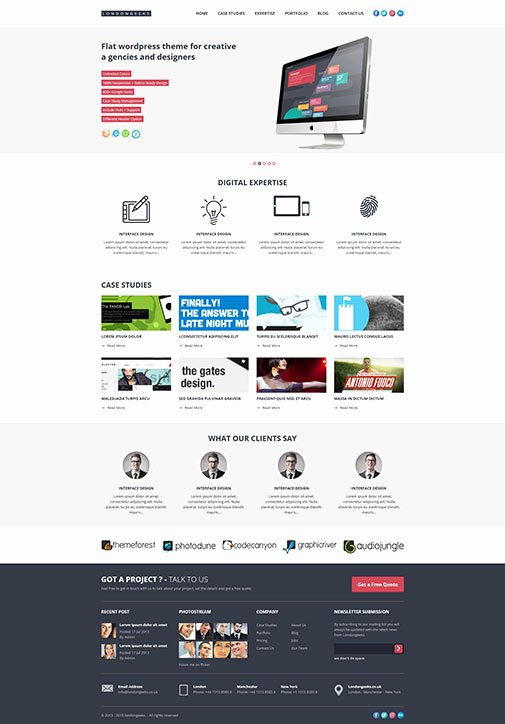 Template Industry Free Responsive HTML5 Css3 themes