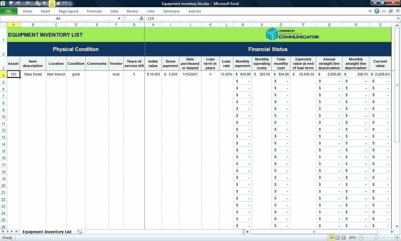 Template Inventory Management Excel Template