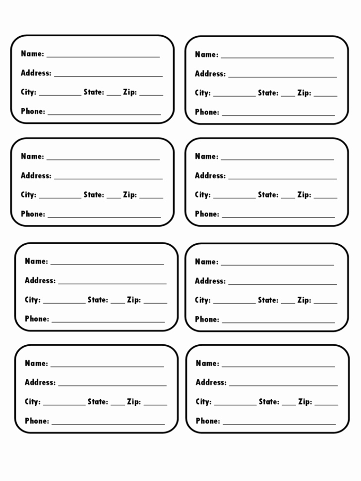 Template Luggage Tag Template