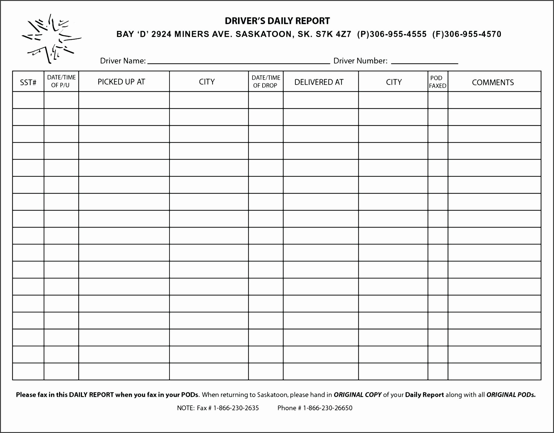 Template Mileage Log Excel Template