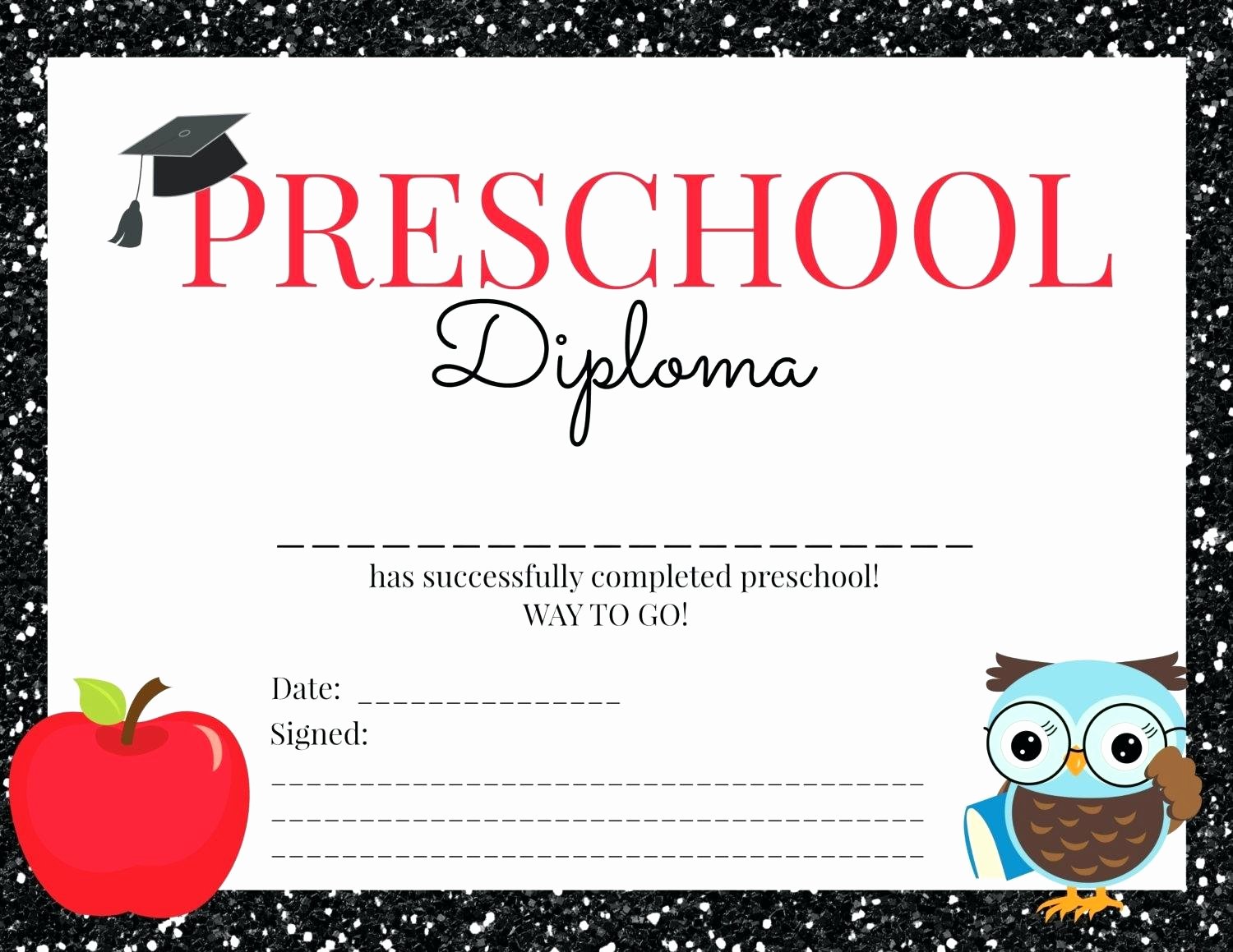 preschool certificate template graduation for kids free printable templates microsoft