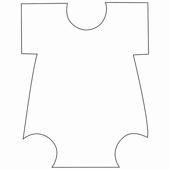 Templates Baby Onesie and Cut Outs On Pinterest