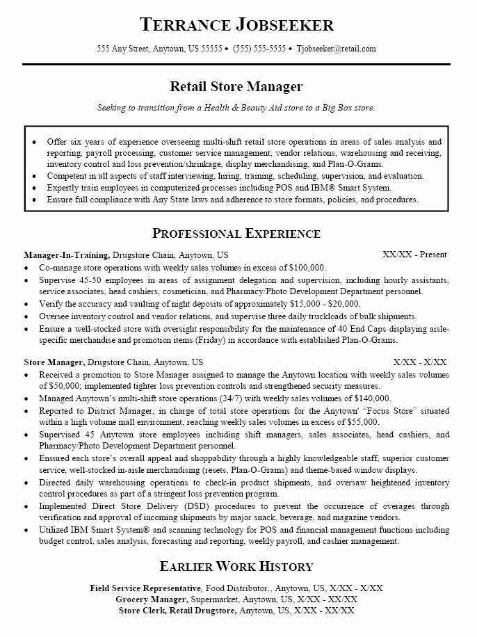 Templates for Sales Manager Resumes