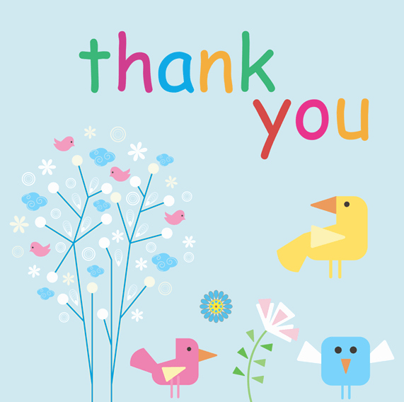 Thank You Card Template 6 Beautiful Designs for Word
