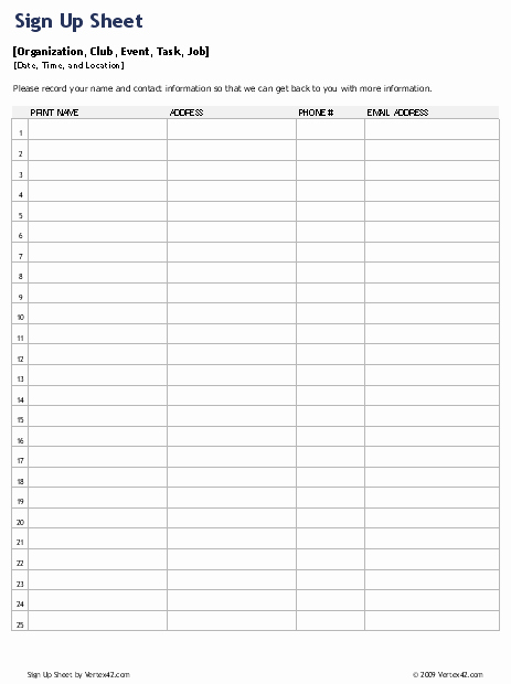 Thanksgiving Dinner Sign Up Sheet Templates – Happy Easter