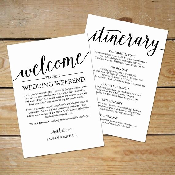 The 25 Best Wedding Itinerary Template Ideas On Pinterest