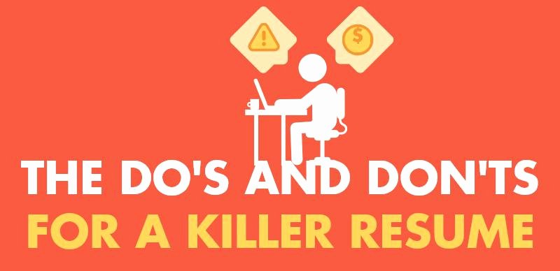 The Dos and Don’ts for A Killer Resume that Will Land You