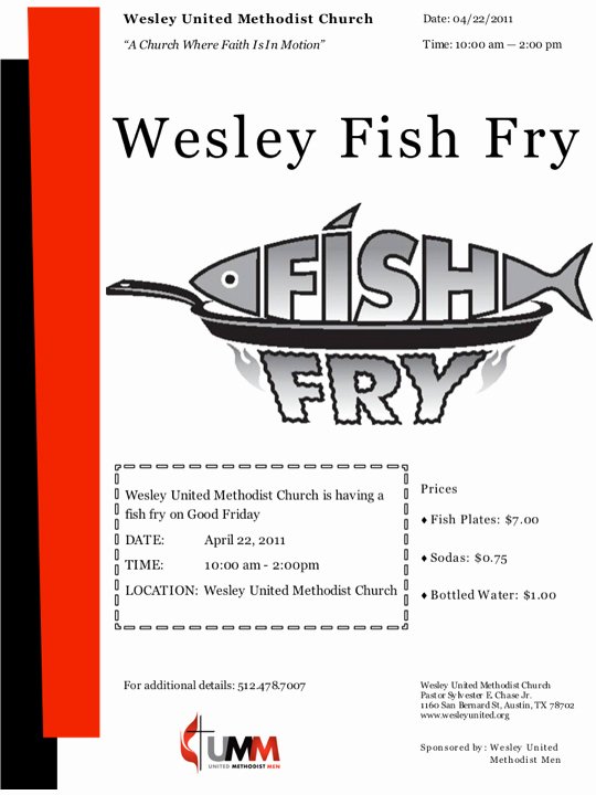 The Gallery for Fish Fry Flyer Template