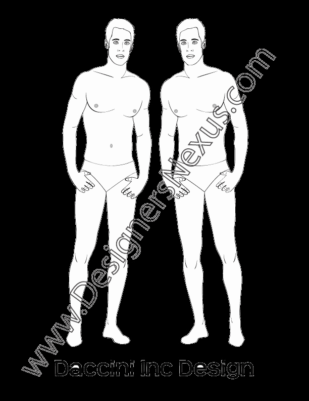The Gallery for Male Croquis with Pants