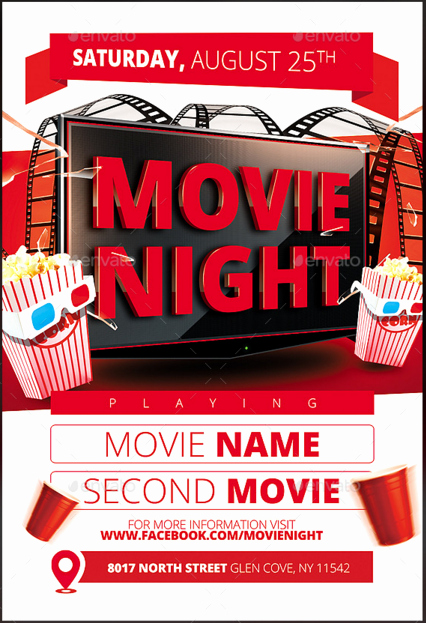 The Gallery for Movie Flyer Template Word
