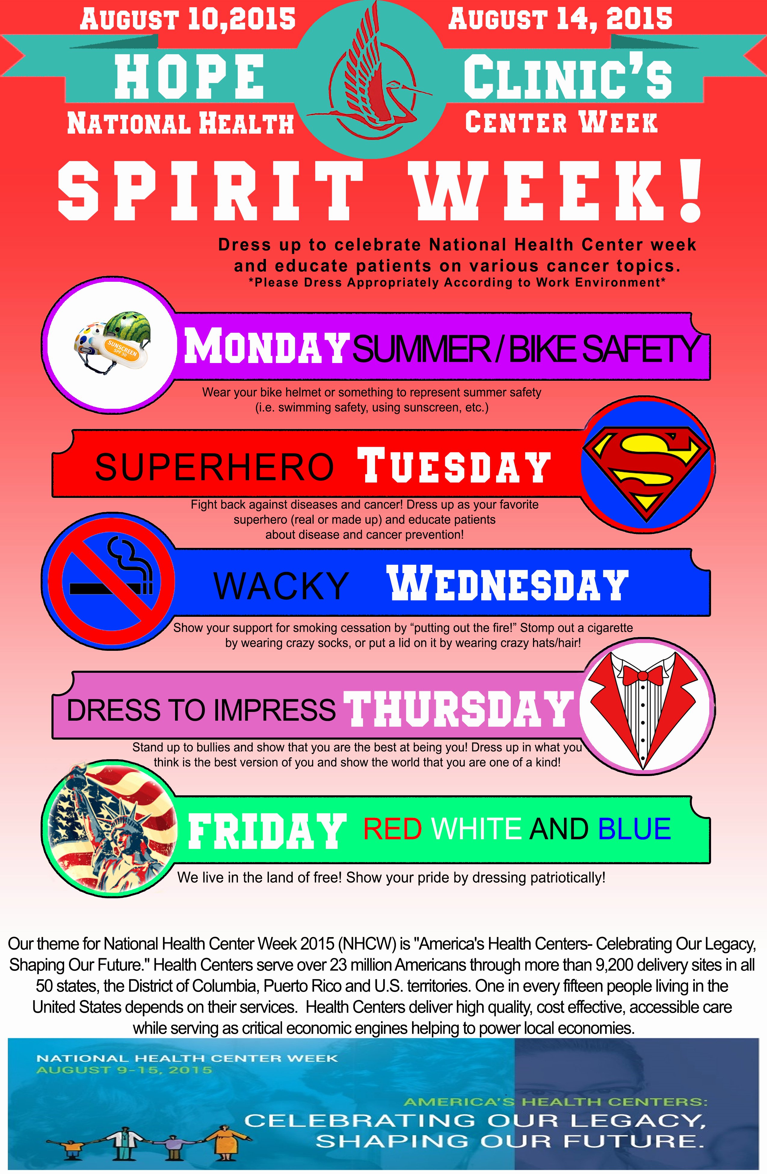 Spirit Week Flyer Template