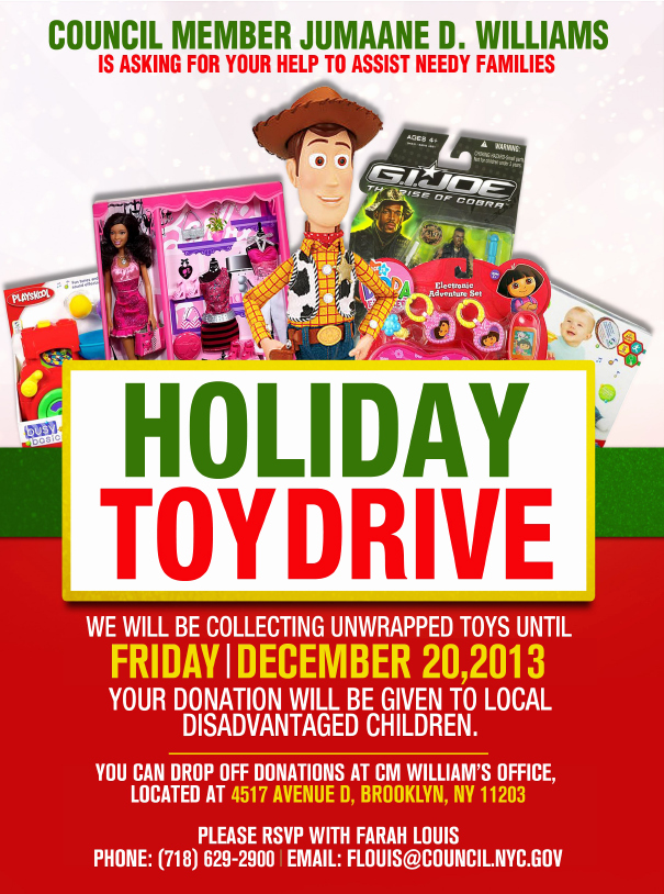 collectiontdwn toy drive flyer template free