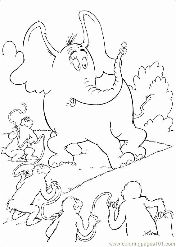 The Horton Characters Coloring Pages Coloring Pages