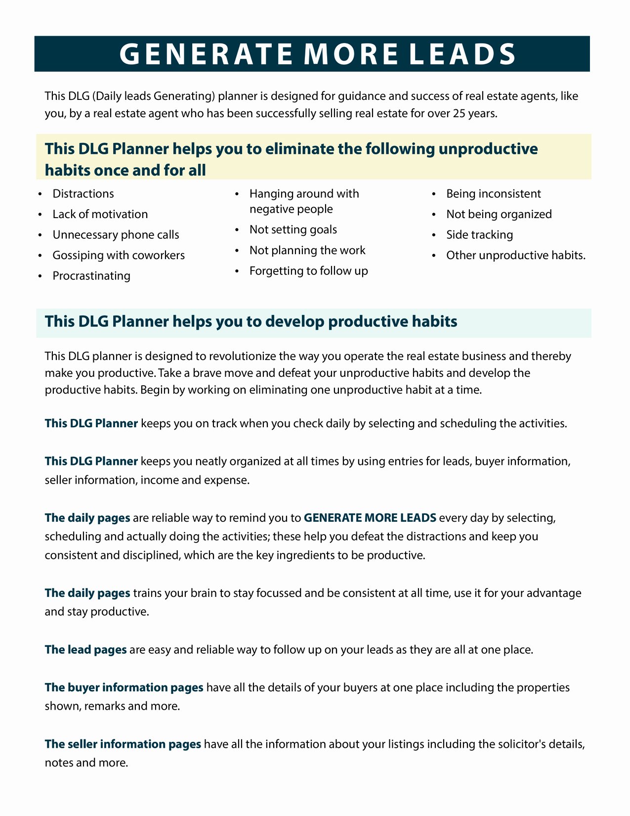 The Ultimate Real Estate Goal Planner Sweet Paper Trail
