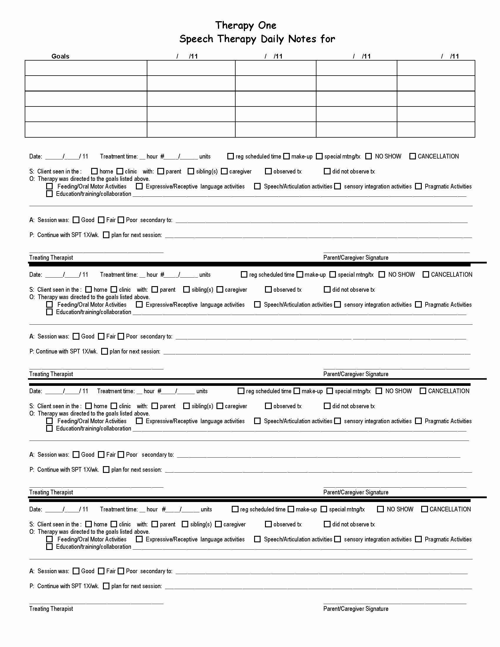 Therapy form Redesign before and after