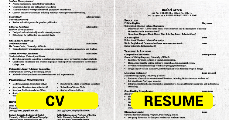 This is the Difference Between Cv and Resume I M A