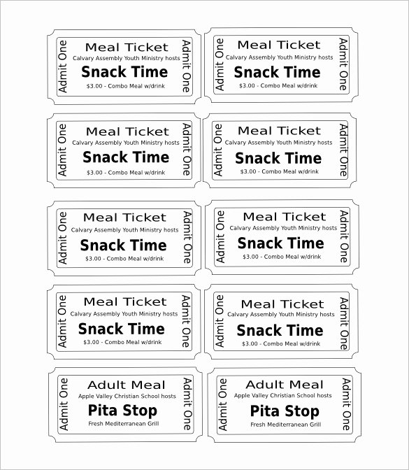Ticket Templates – 99 Free Word Excel Pdf Psd Eps