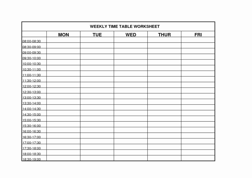 Time Management Spreadsheet Template Timeline Spreadsheet
