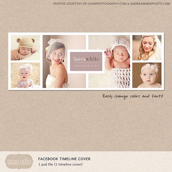 Timeline Cover Template Photo Collage Photos