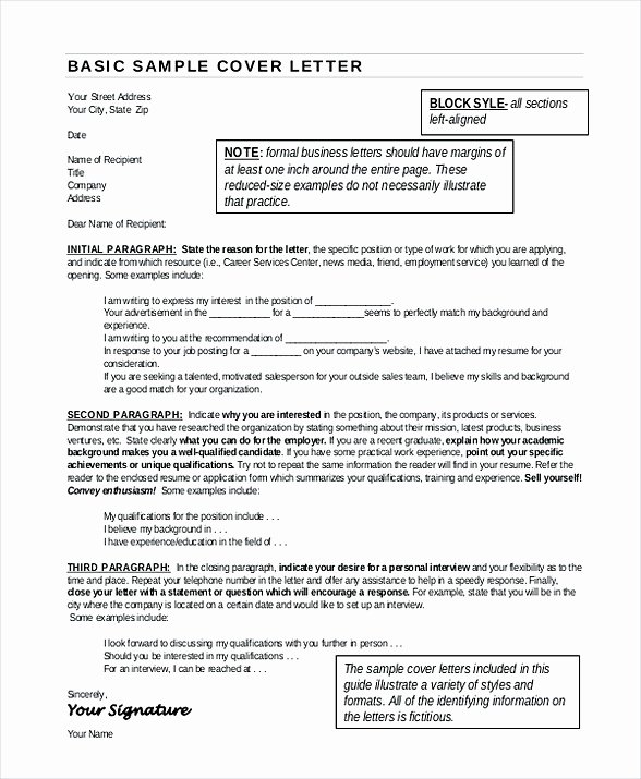 tips to make good electronic cover letter format