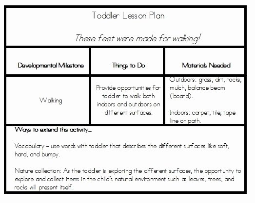 Toddler Lesson Plan Tidbits