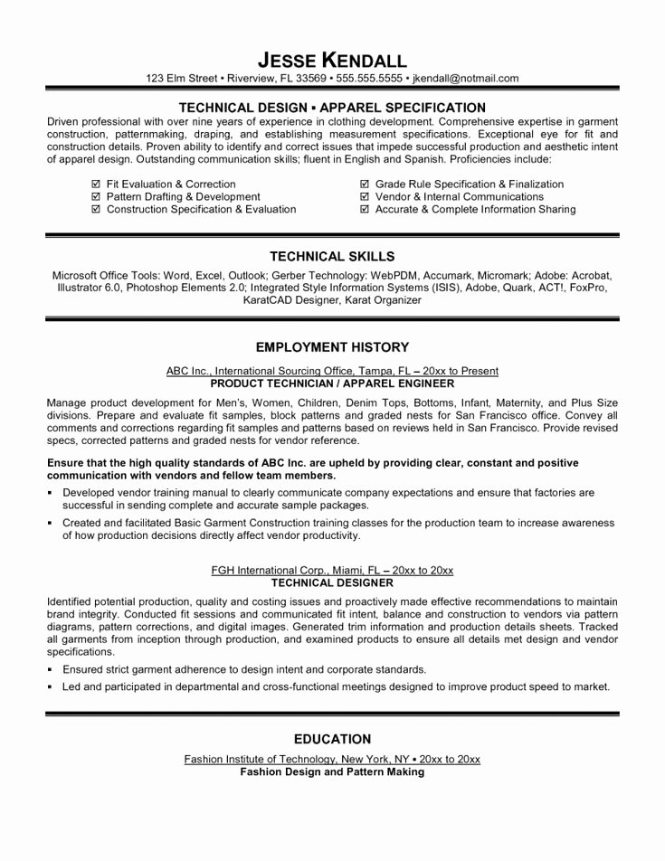 Top 10 Collection Technical Resume Examples