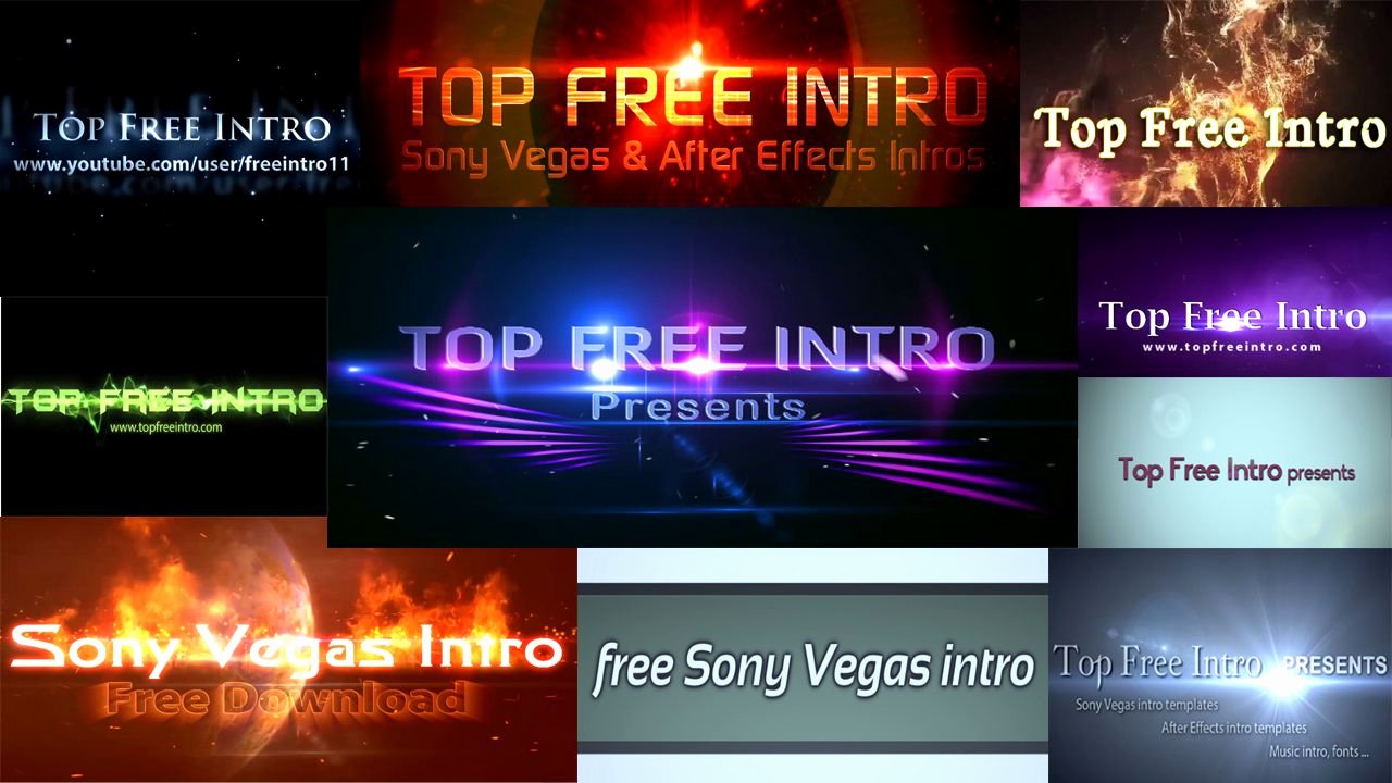 top 10 intro templates 2016 sony vegas