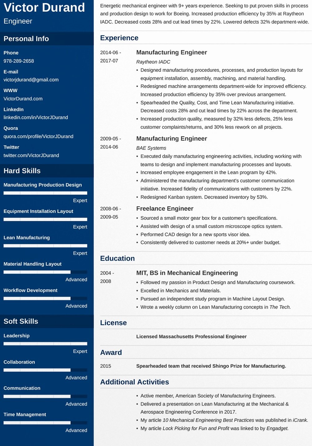 Top 10 Free Resume Templates for Web Designers