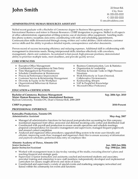 Top Administrative Resume Templates &amp; Samples