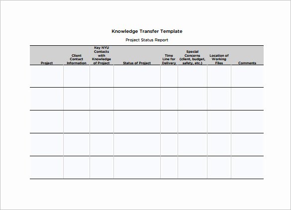 Transition Plan Template 11 Free Word Excel Pdf