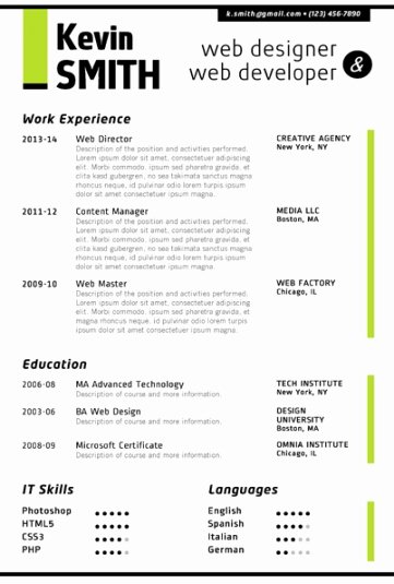 Trendy top 10 Creative Resume Templates for Word [ Fice]