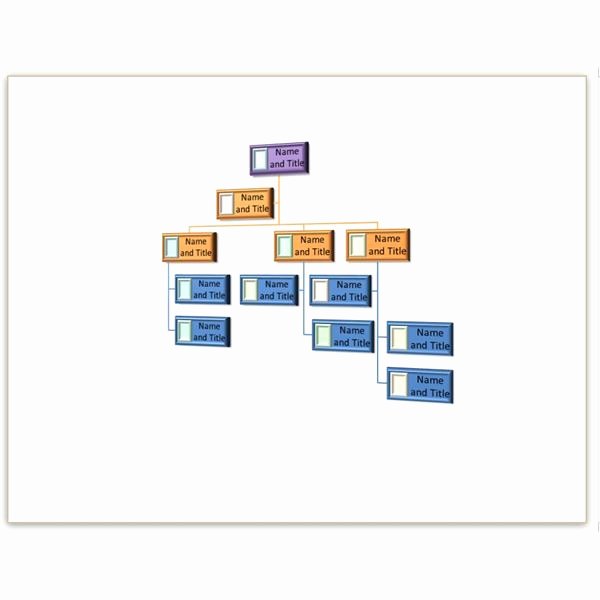 Two Free Blank organizational Chart Template to Download