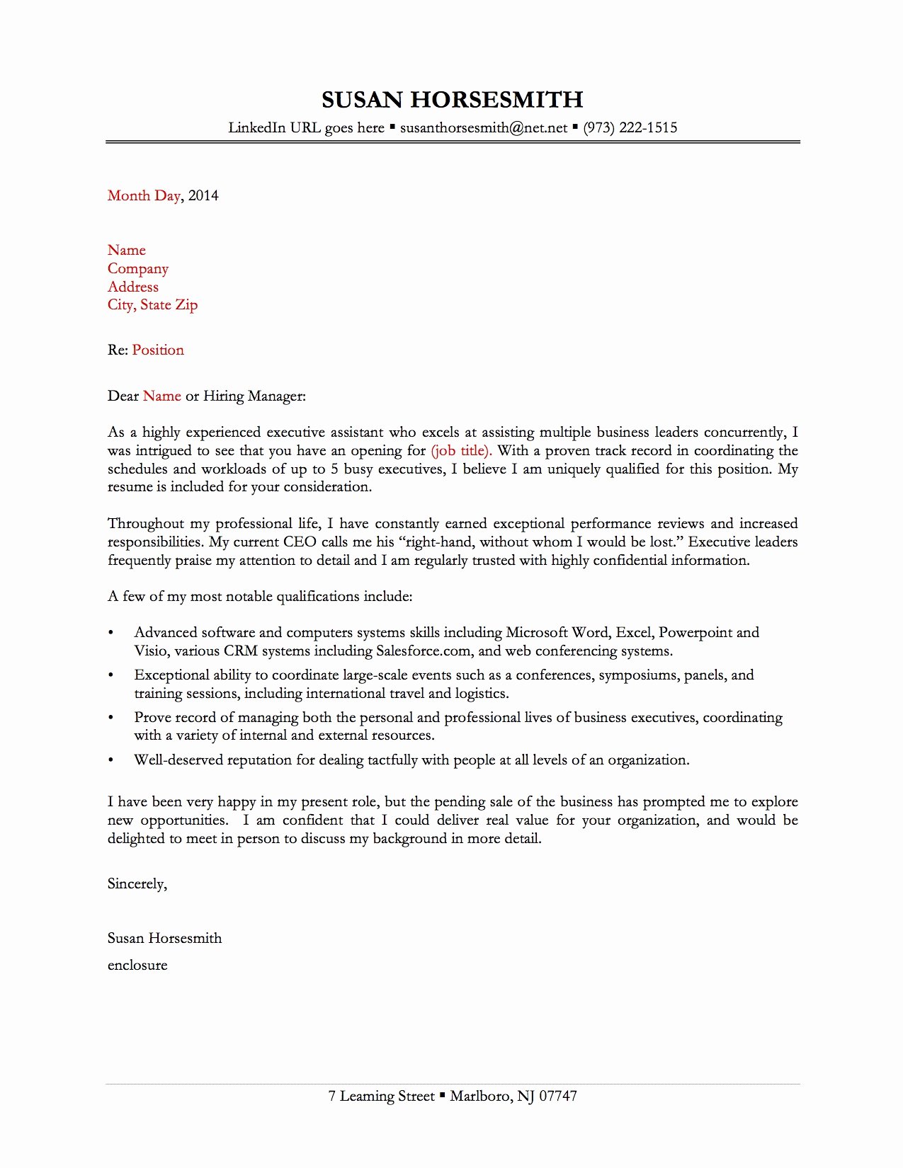 Two Great Cover Letter Examples Blue Sky Resumes Salary