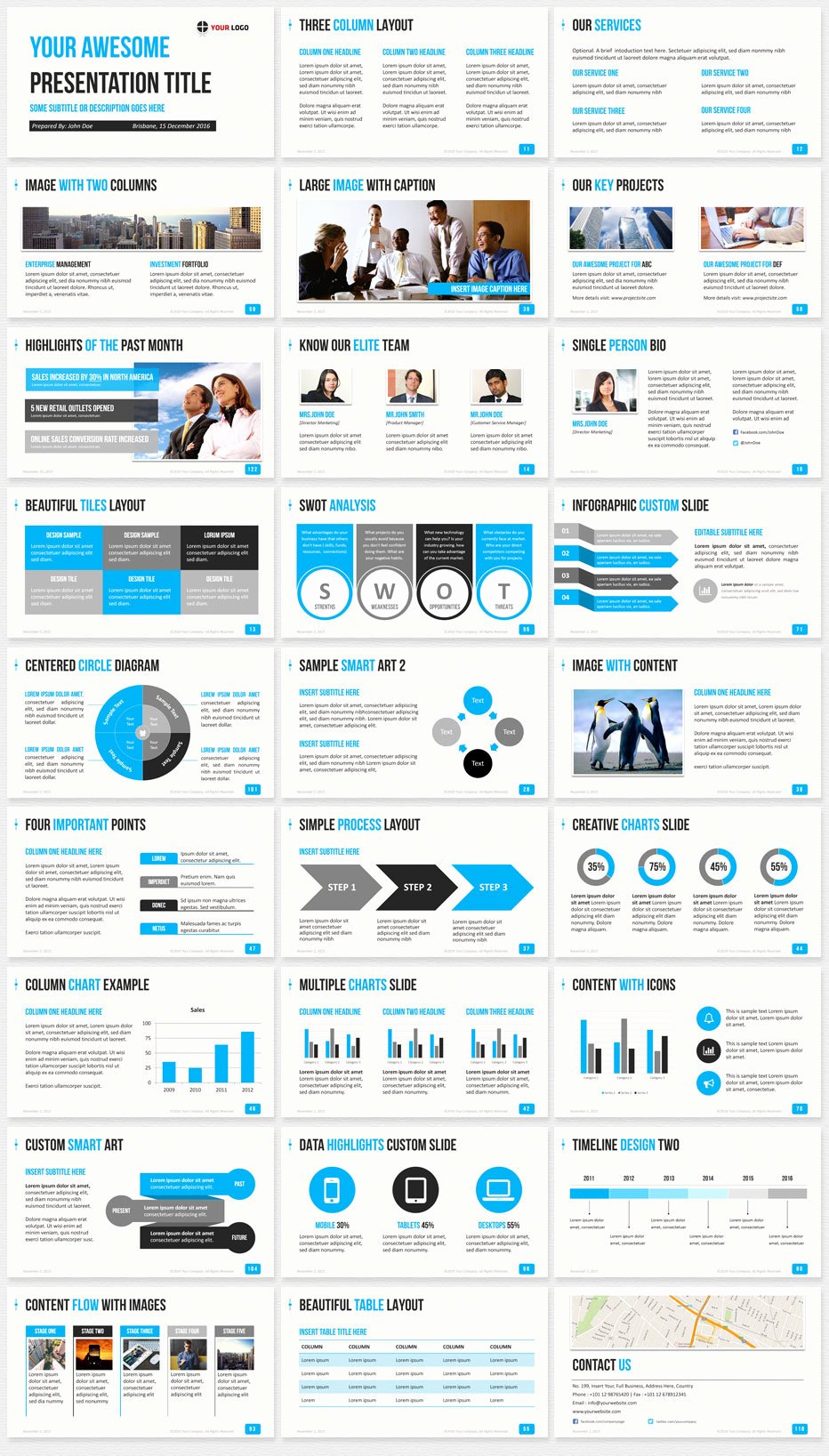 Ultimate Professional Business Powerpoint Template 1200