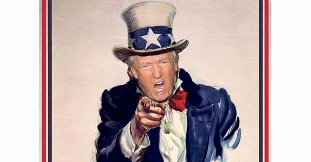 Uncle Sam Poster Template Trump Uncle Sam Blank Template