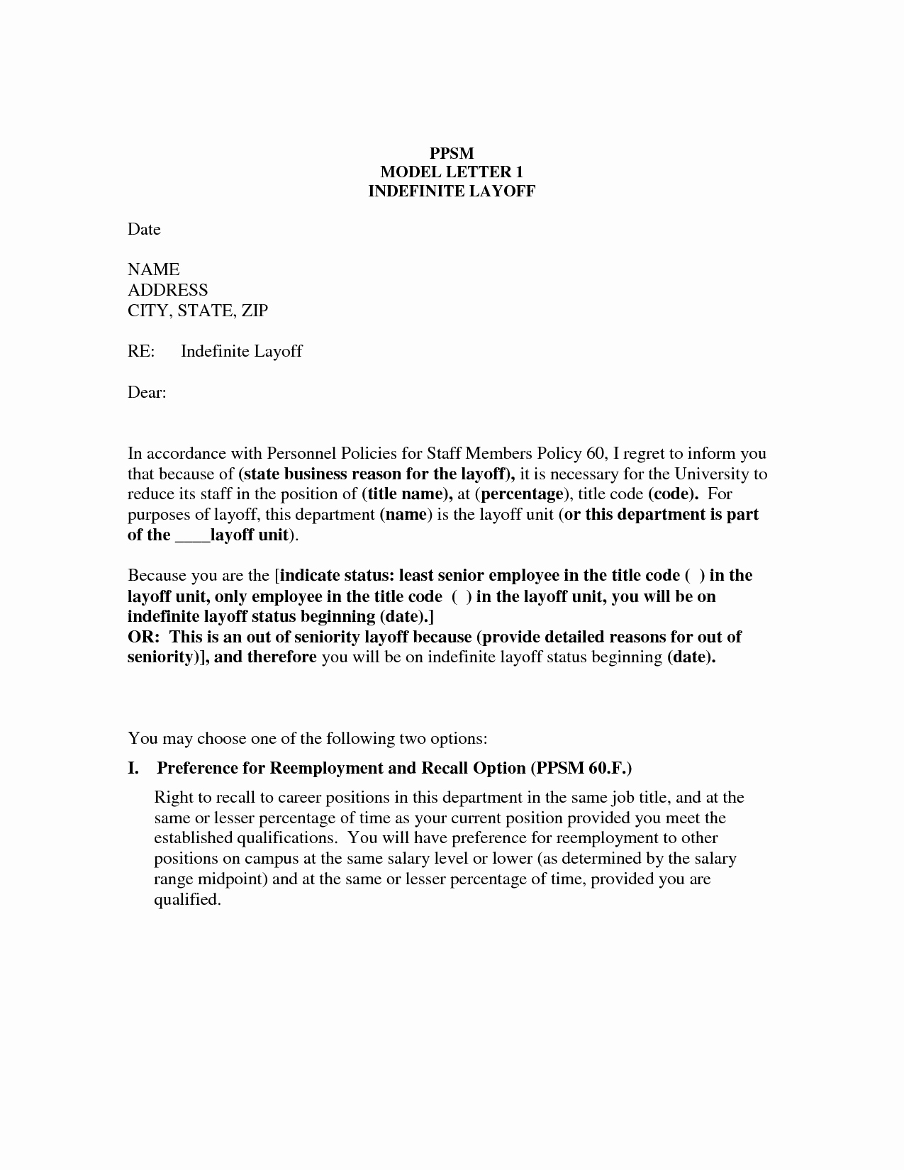 Unemployment Appeal Letter Template 6681