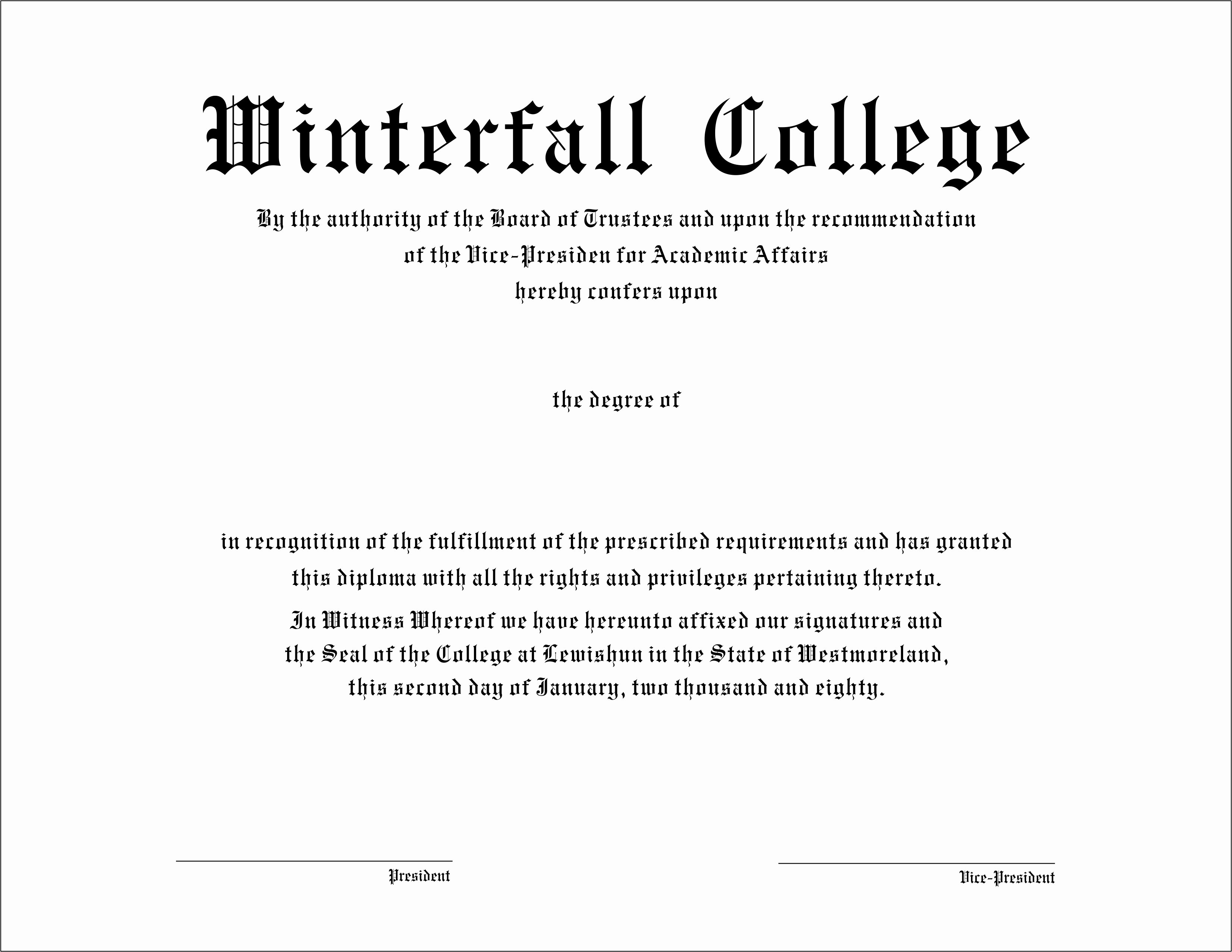 Unique Printable Fake Ged Certificate for Free