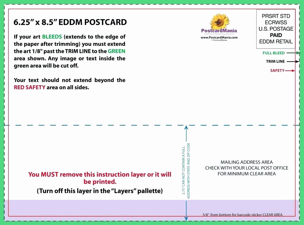 Usps 5X7 Postcard Template