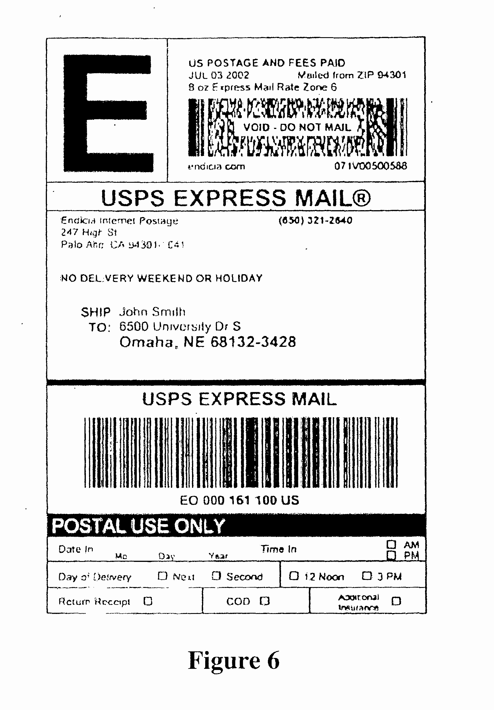 Usps Shipping Label Template Bing Images
