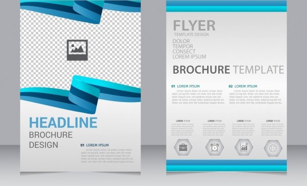 Vector Business Brochure Flyer Template Free Downl with