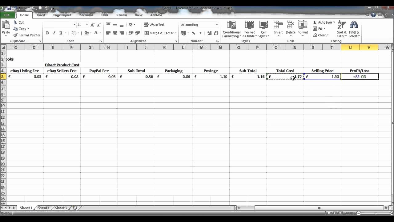 Vendor Parison Template Excel