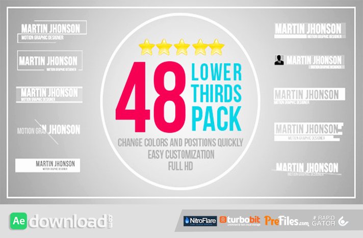 videohive 48 lower thirds pack free