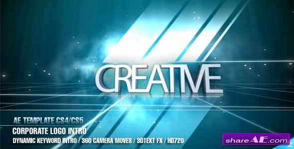 Videohive Corporate Logo Intro Free after Effects