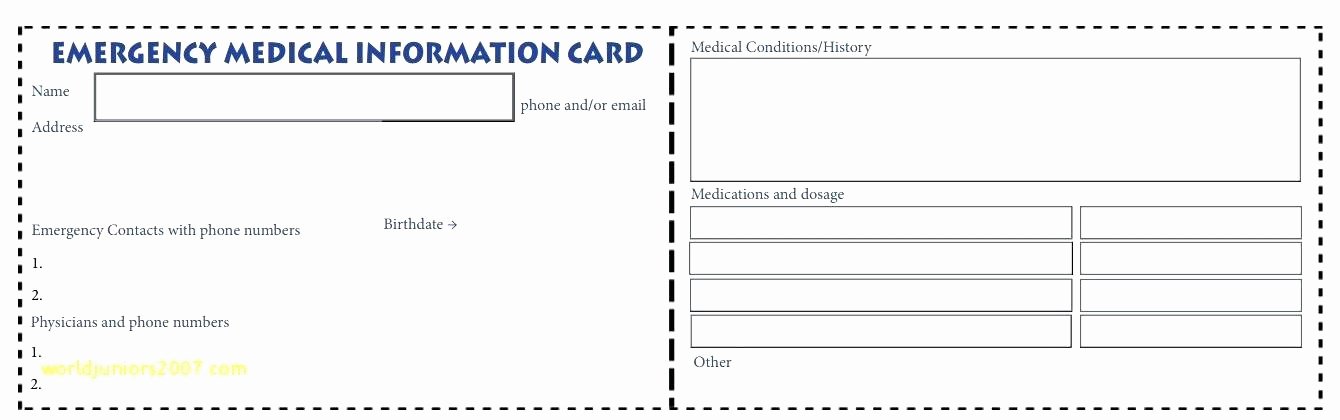 wallet card template