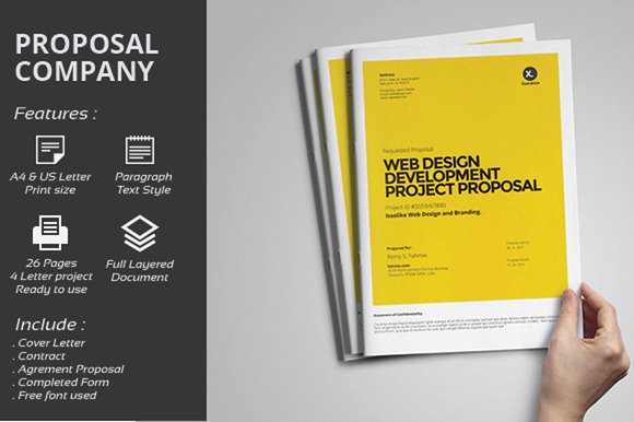 Web Design Proposal Brochure Templates On Creative Market