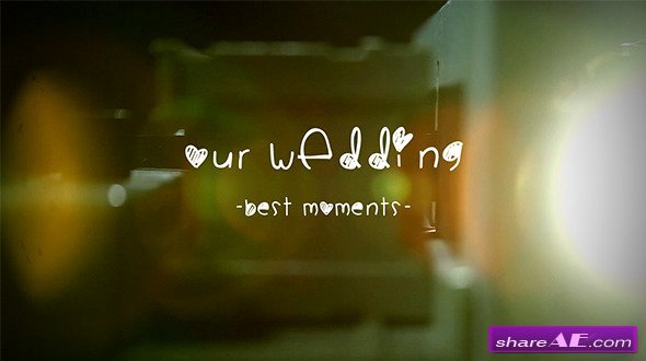 Wedding Album Slide Projector after Effects Project