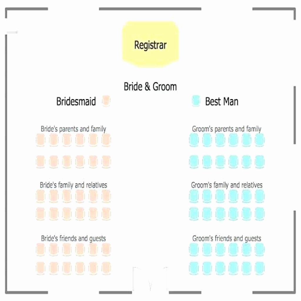 Wedding Ceremony Seating Chart Template Unique Wedding Ideas