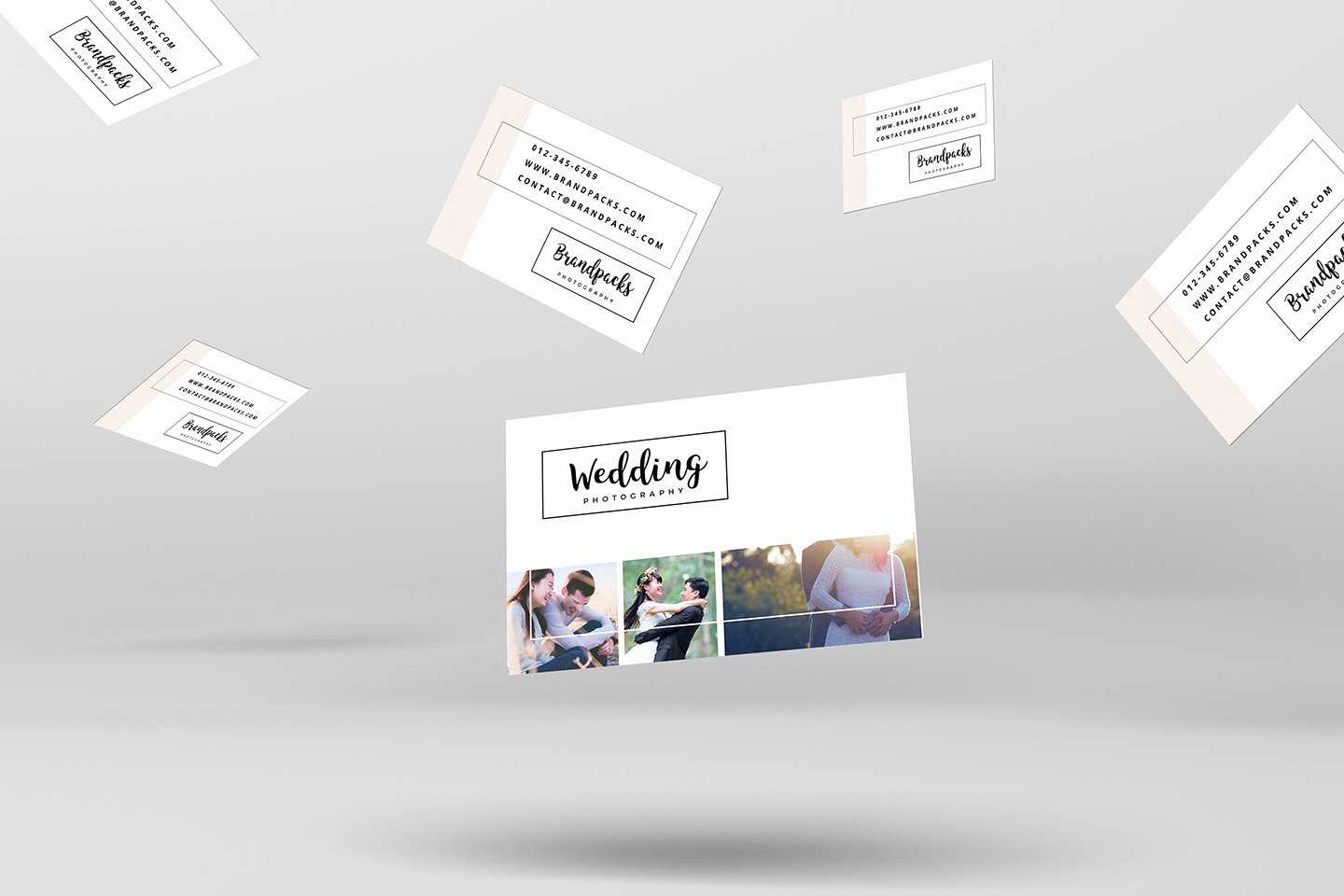 wedding photographer business card template