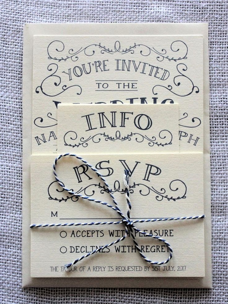 Wedding Invitation Templates Vintage Wedding Invitations